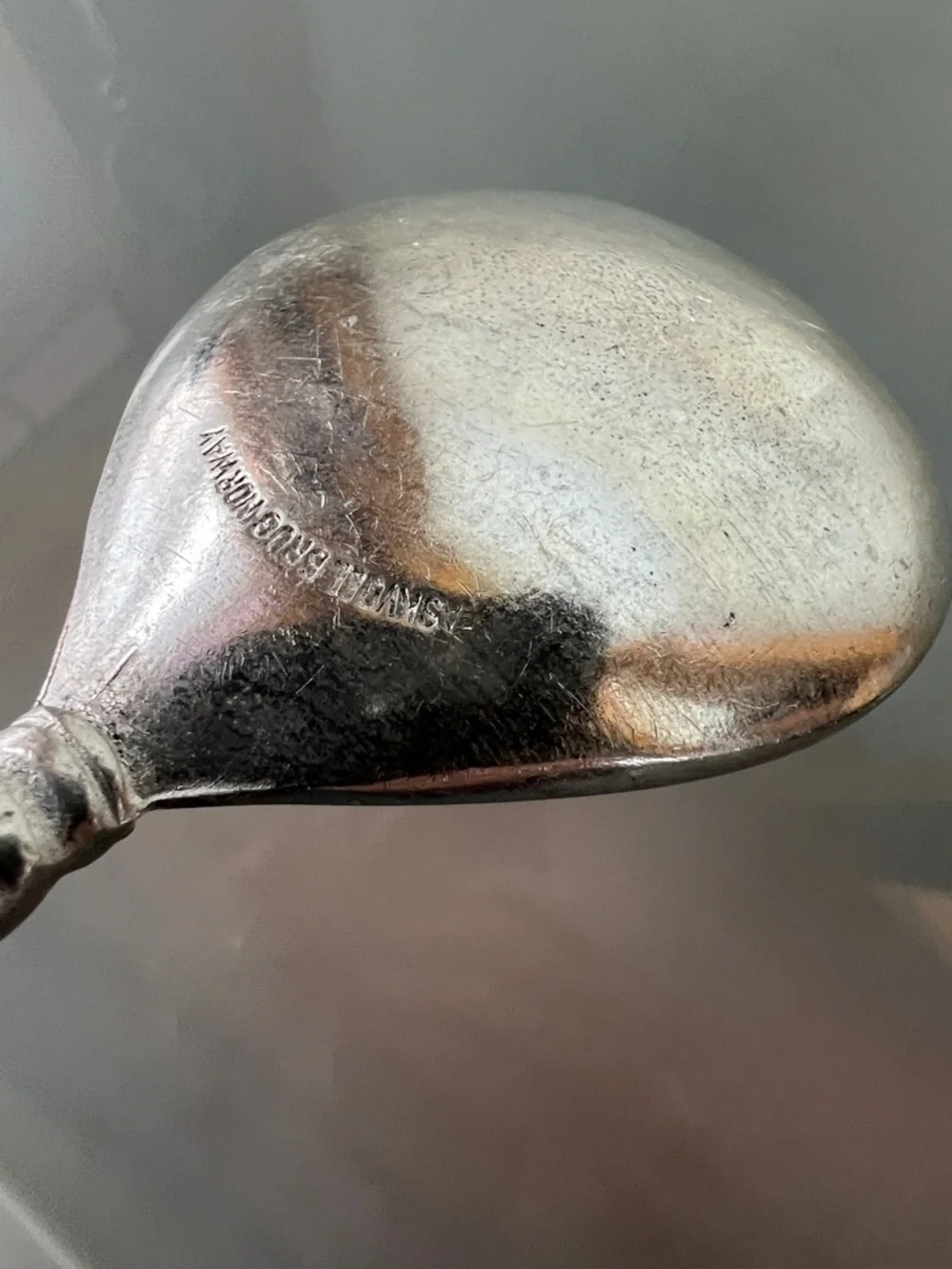 🥄Askvoll Brug Norway Vintage Ornate Silver Spoon 6.25” Pewter Decorative